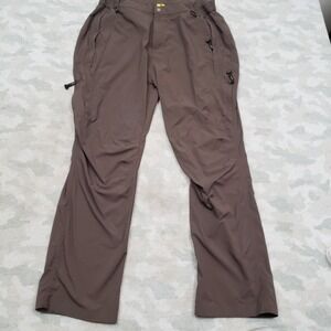 Outdoor Sports Pants Mens 2Xl Brown Convertible Outdoors Straight Leg Pockets